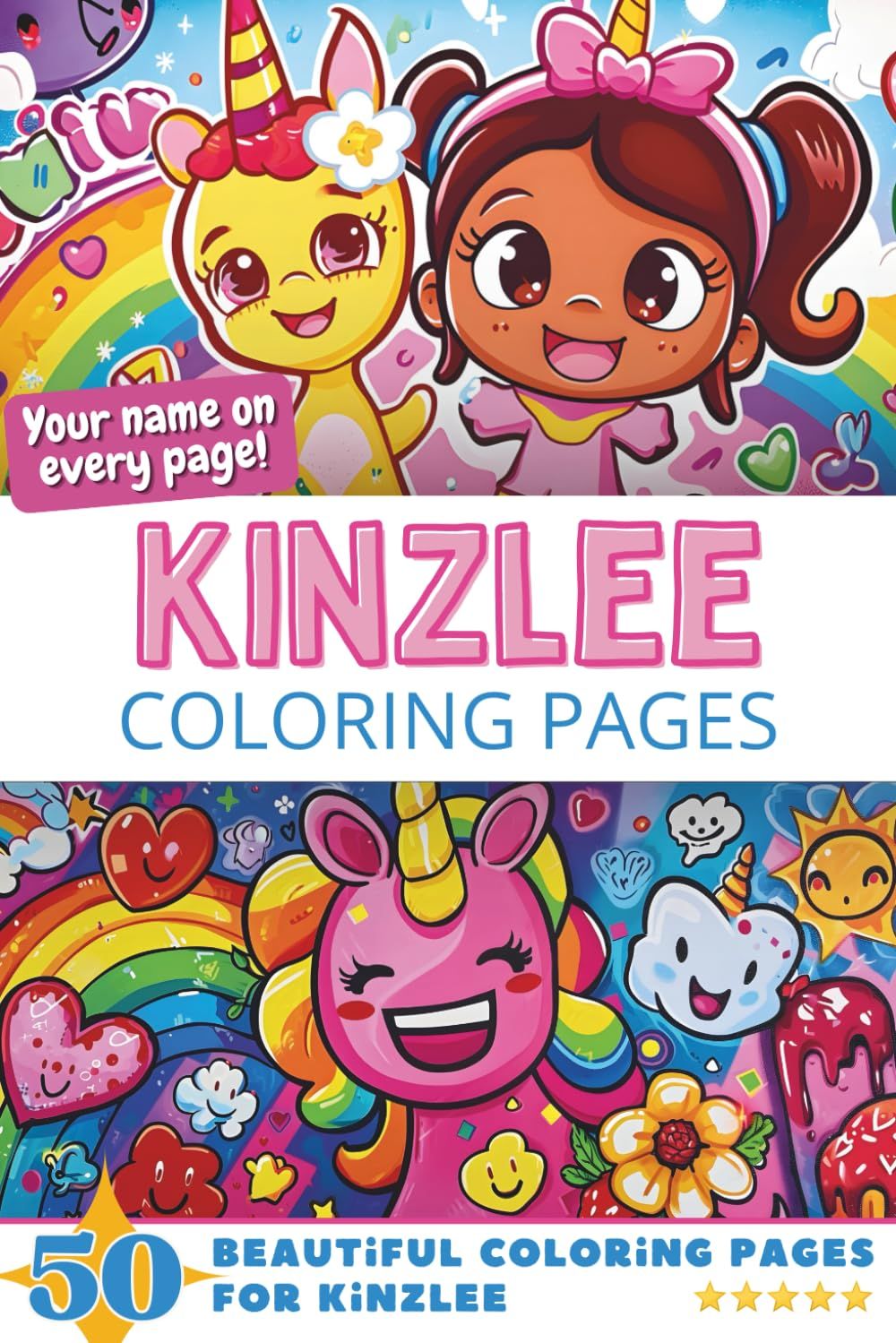 Kinzlee Coloring Book Cover