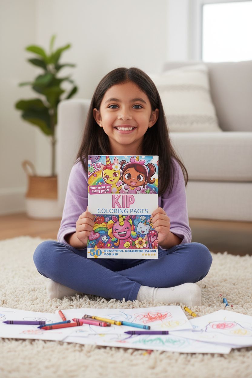 Kip personal coloring pages