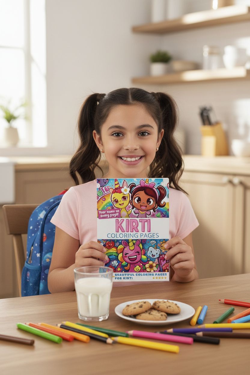 Kirti personal coloring pages