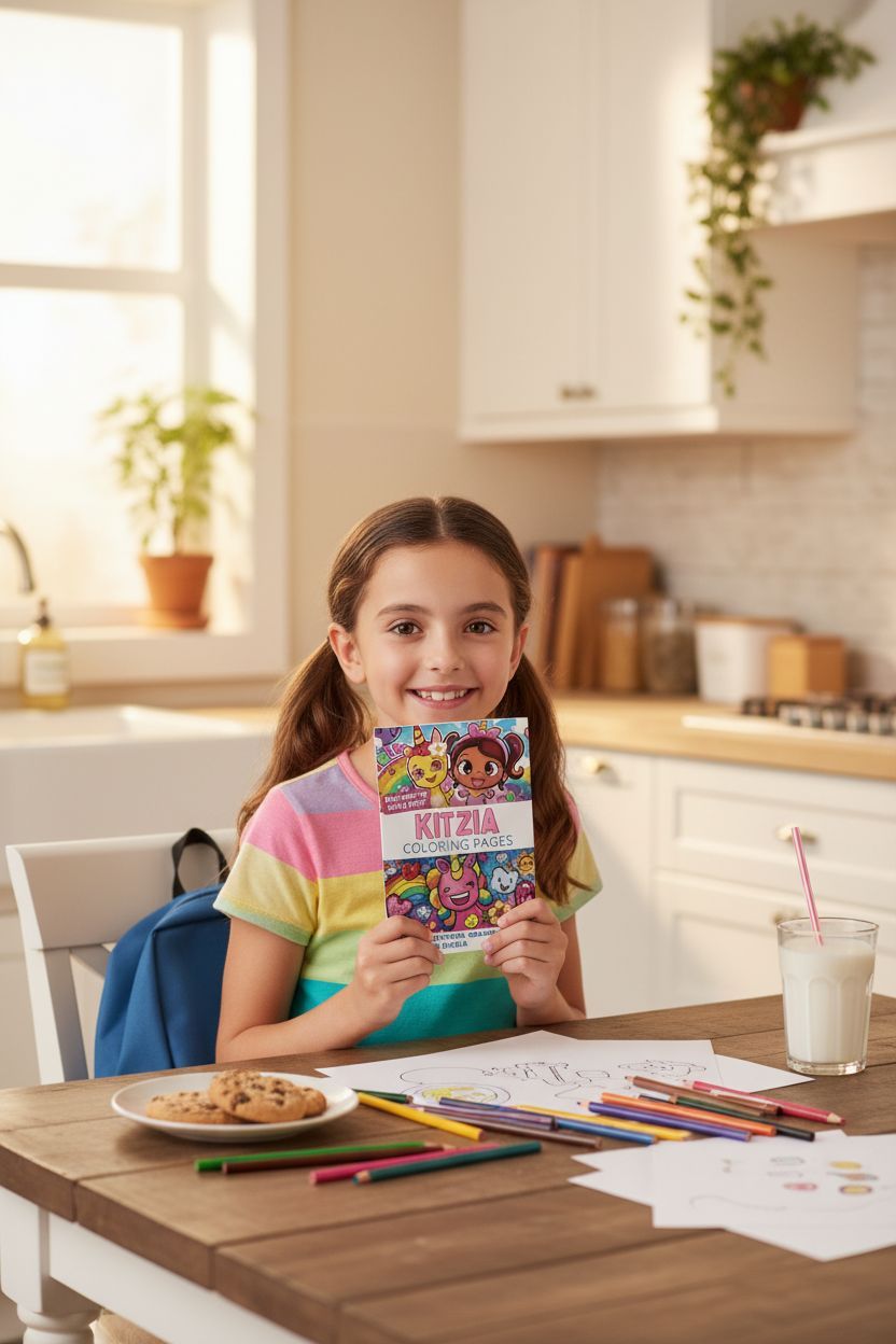 Kitzia personal coloring pages