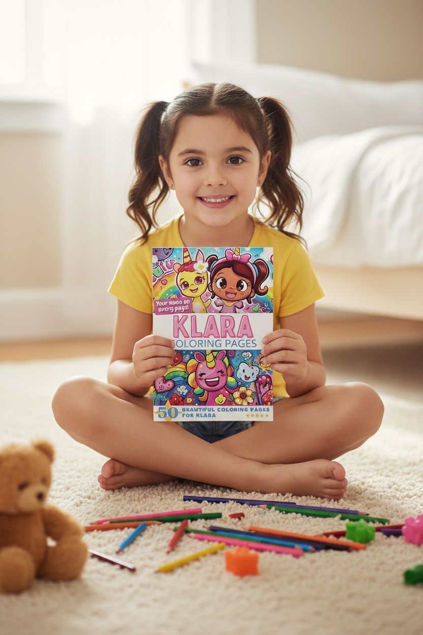 Klara personal coloring pages