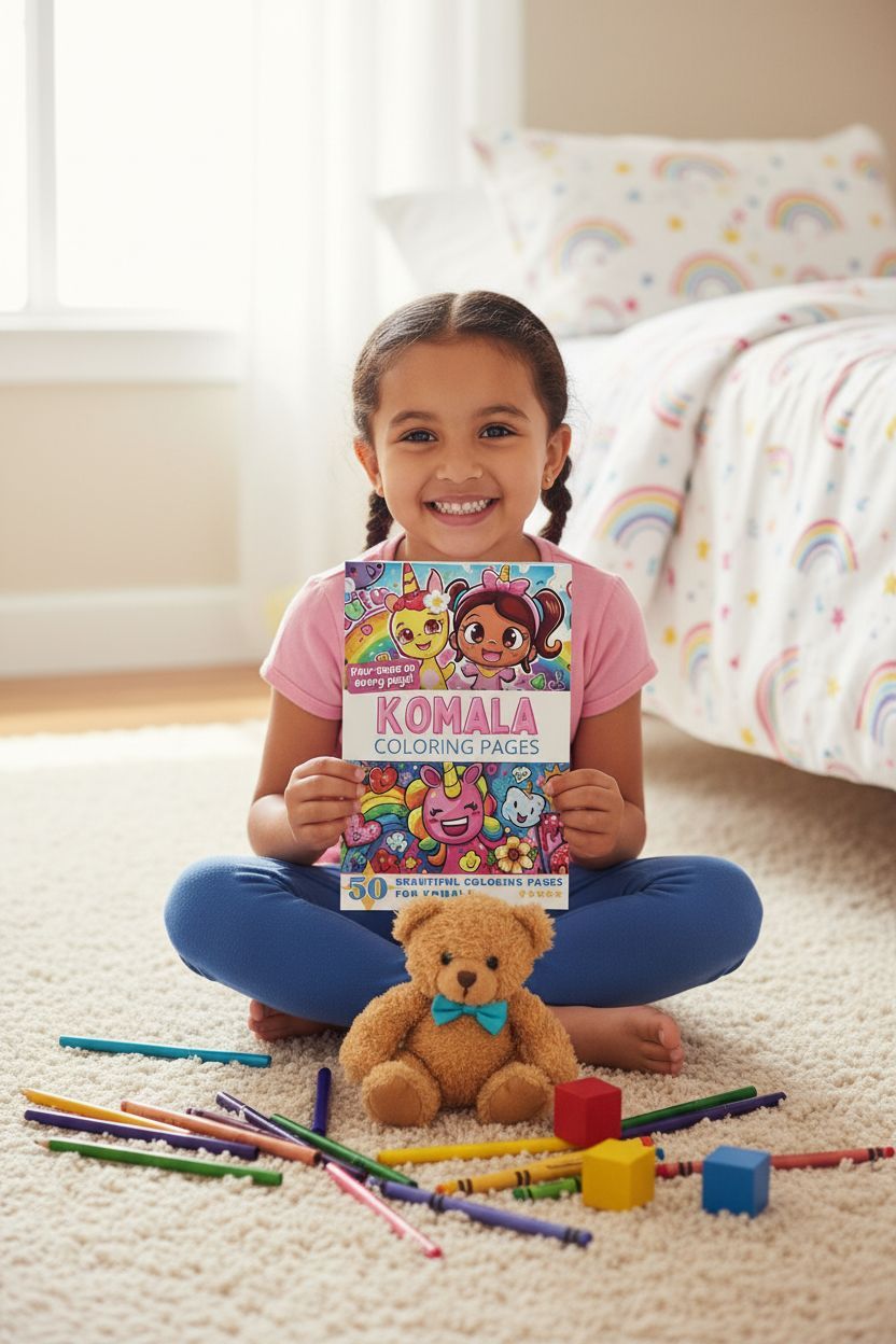 Komala personal coloring pages