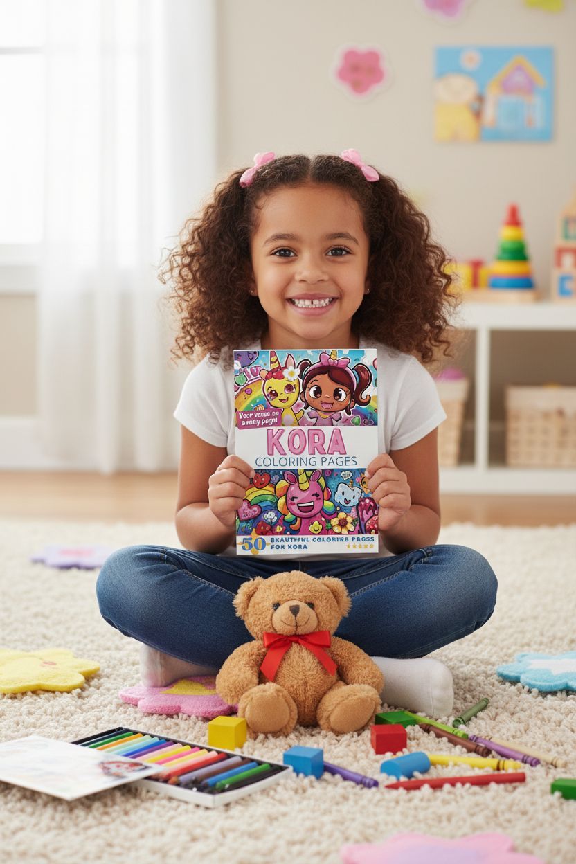 Kora personal coloring pages