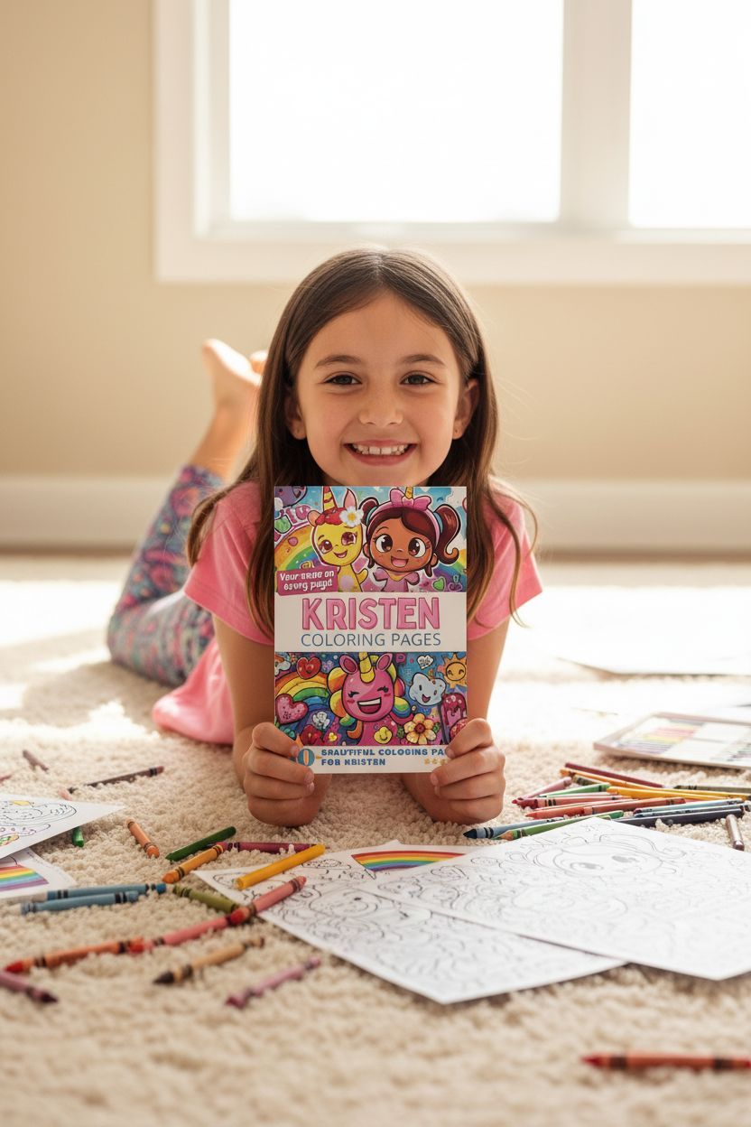 Kristen personal coloring pages