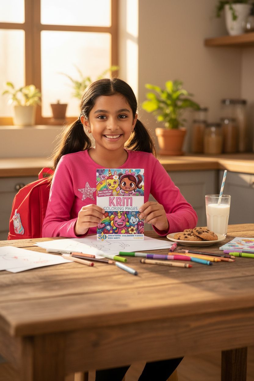 Kriti personal coloring pages