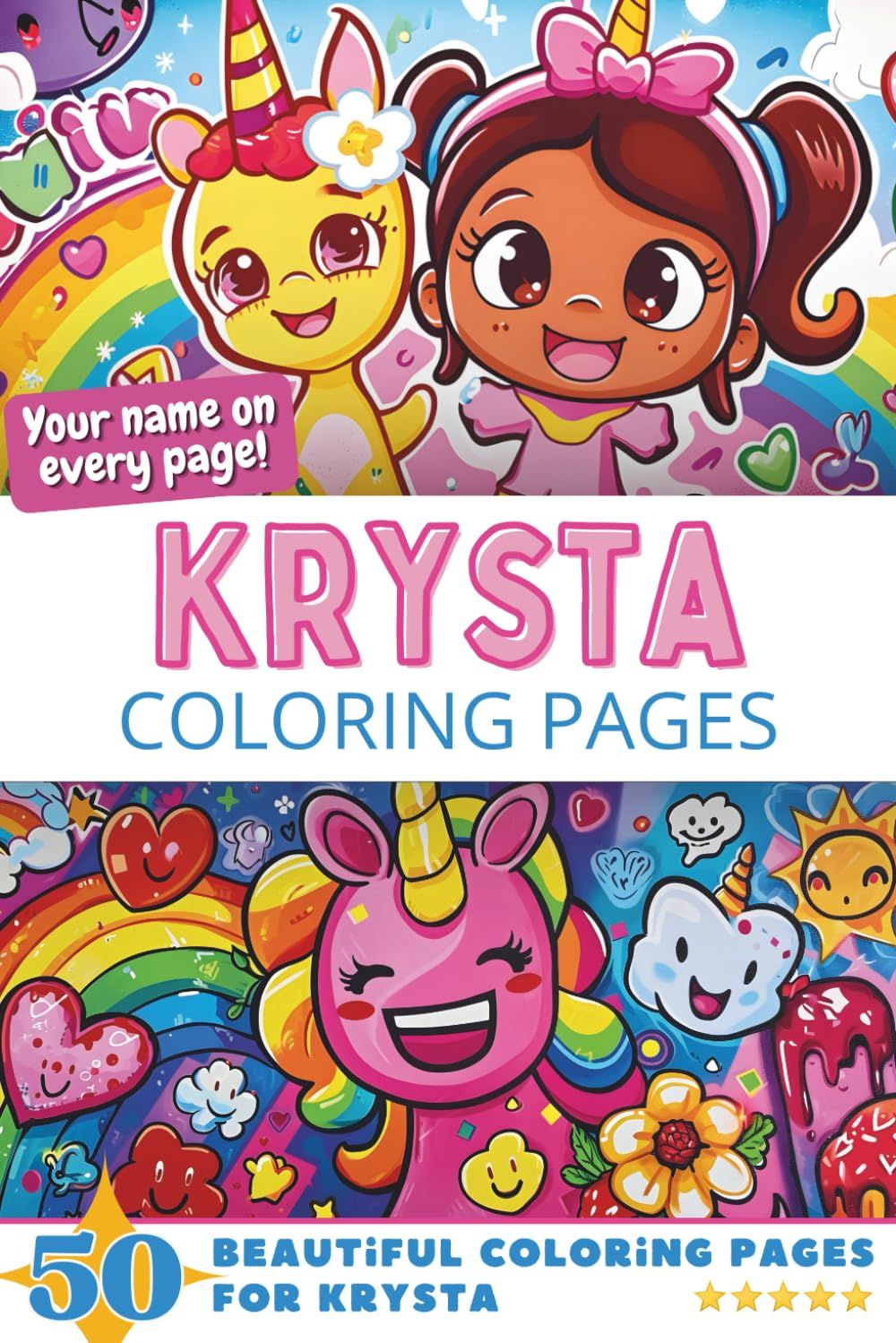Krysta Coloring Book Cover