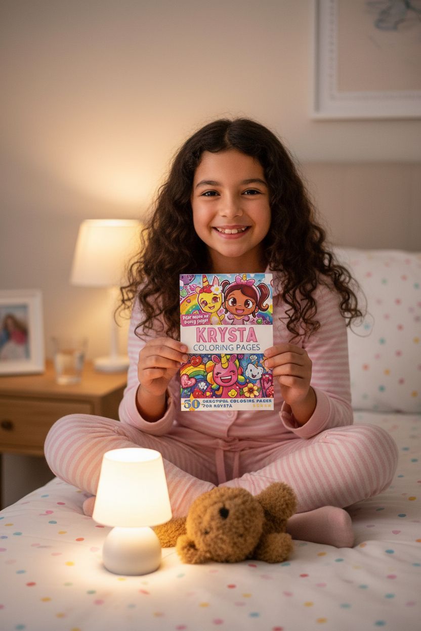 Krysta personal coloring pages