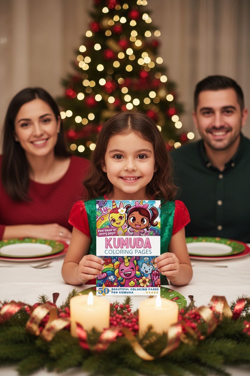 Kumuda Christmas coloring pages gift