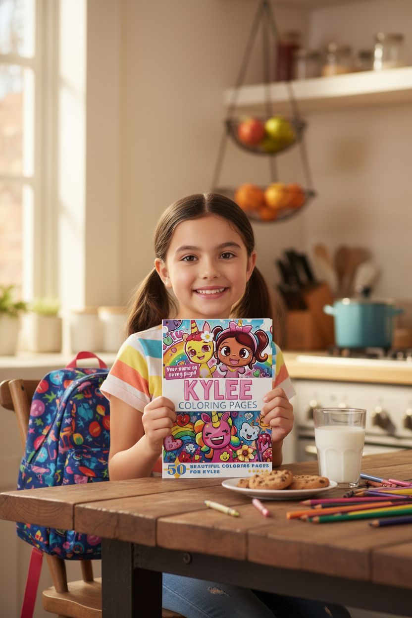 Kylee personal coloring pages