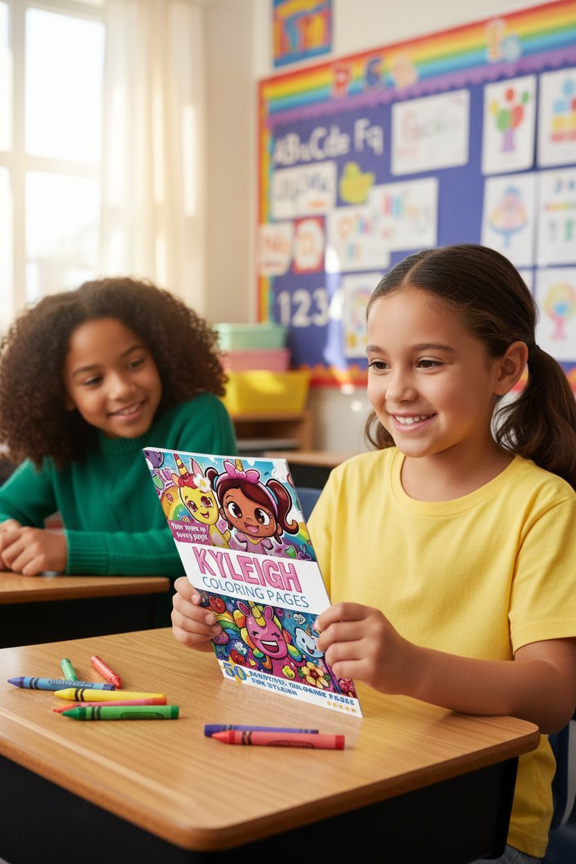 Kyleigh personal coloring pages