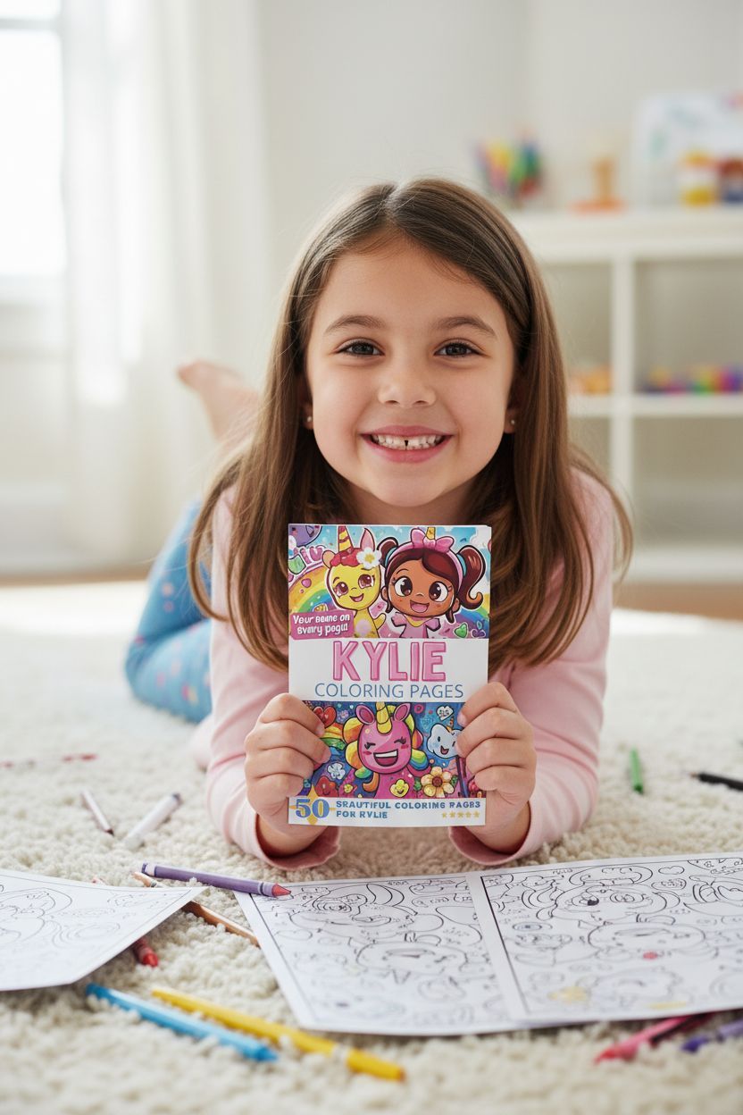 Kylie personal coloring pages