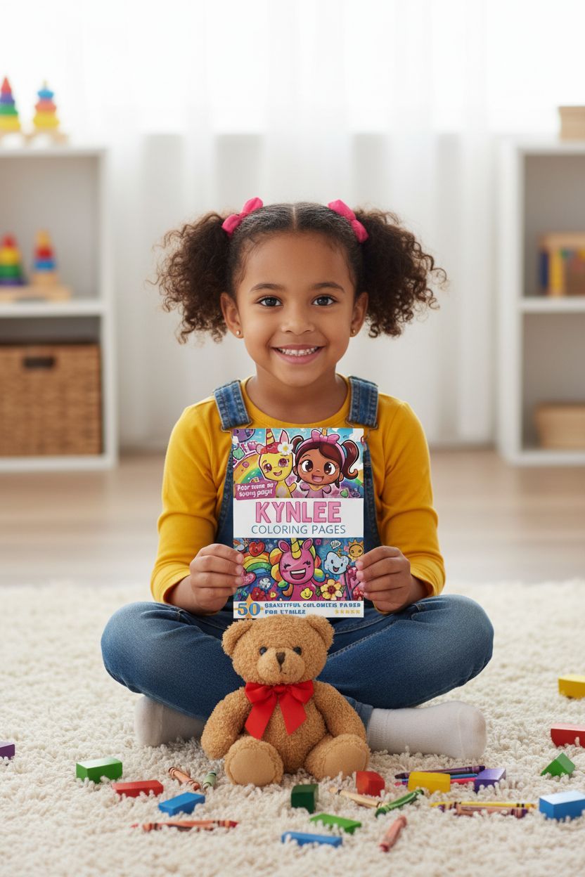 Kynlee personal coloring pages