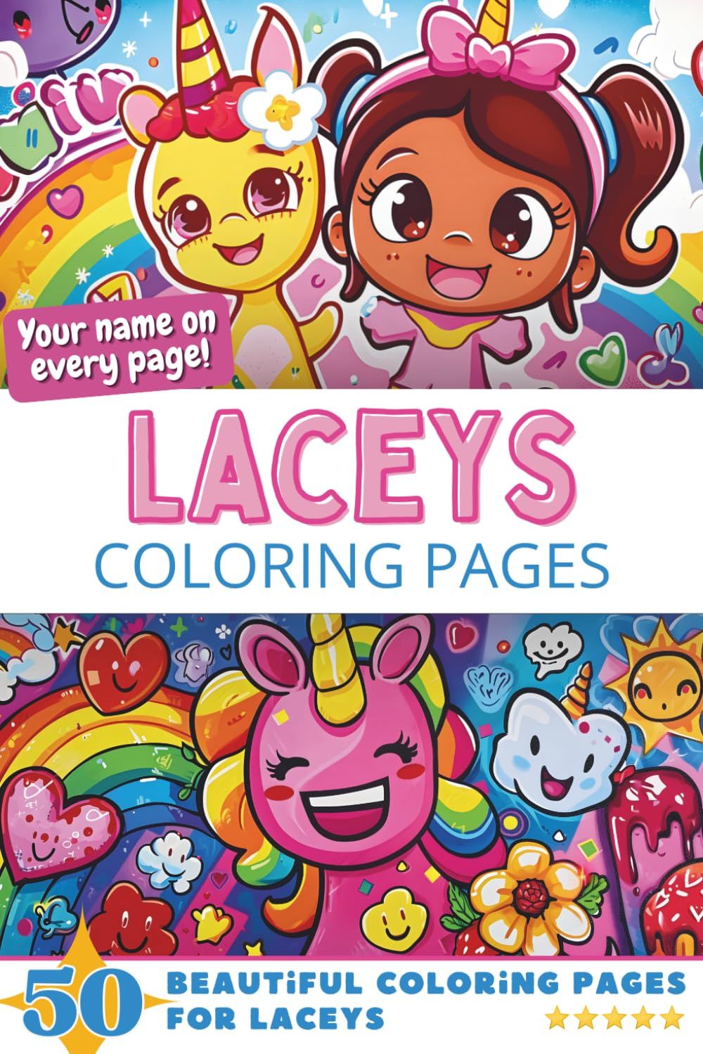 Laceys Coloring Book Cover