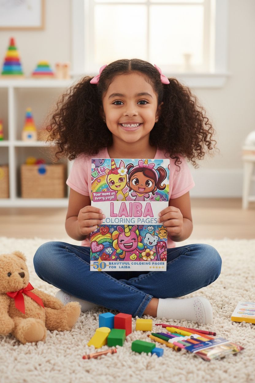 Laiba personal coloring pages