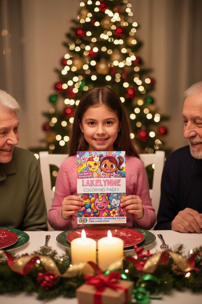 Lakelynne Christmas coloring pages gift