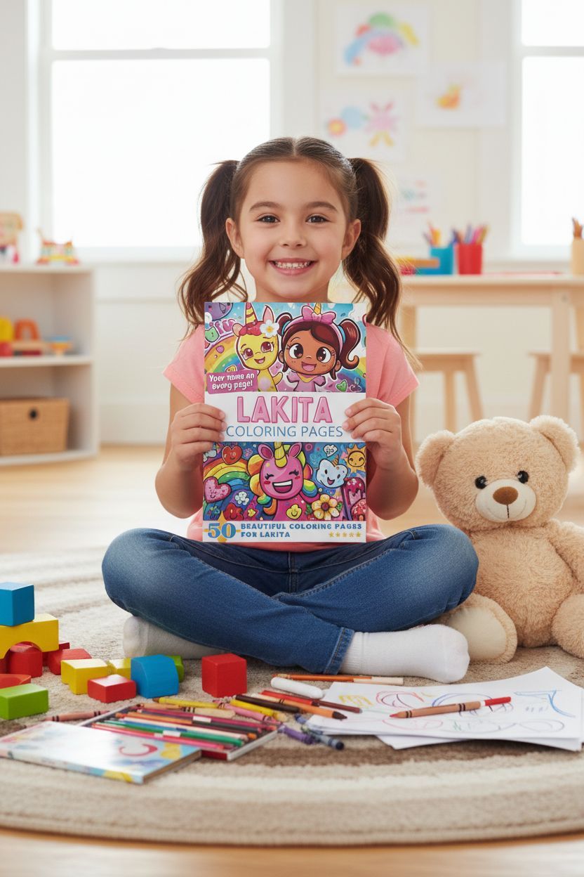 Lakita personal coloring pages