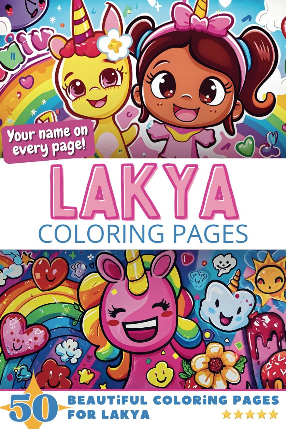 Lakya Coloring Book Cover