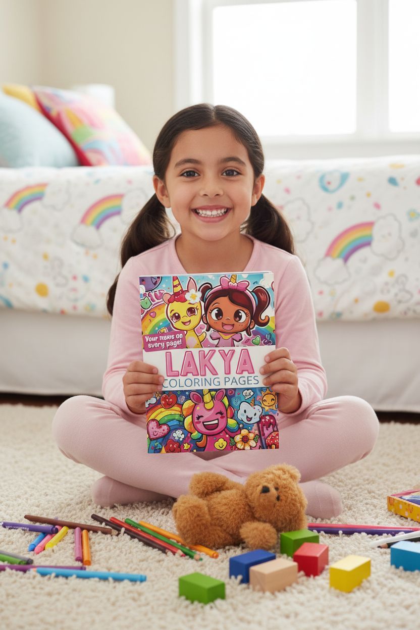 Lakya personal coloring pages