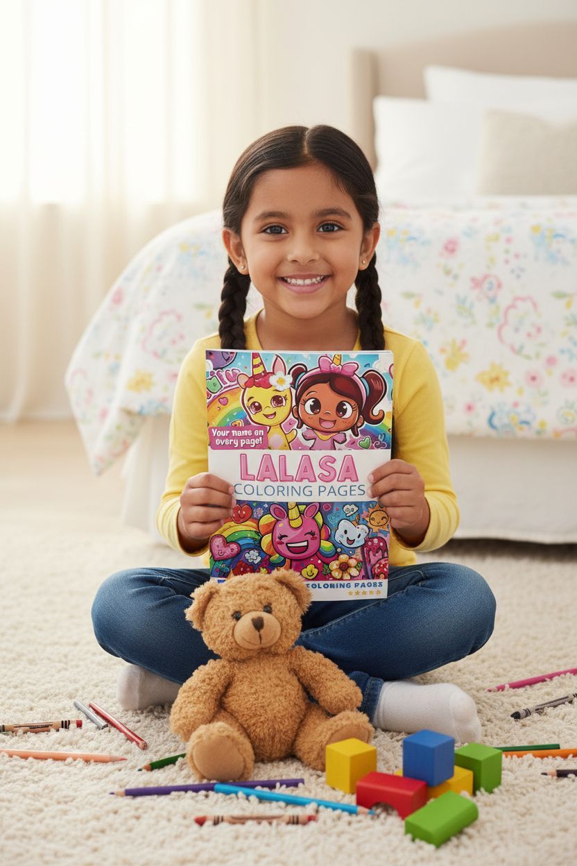 Lalasa personal coloring pages