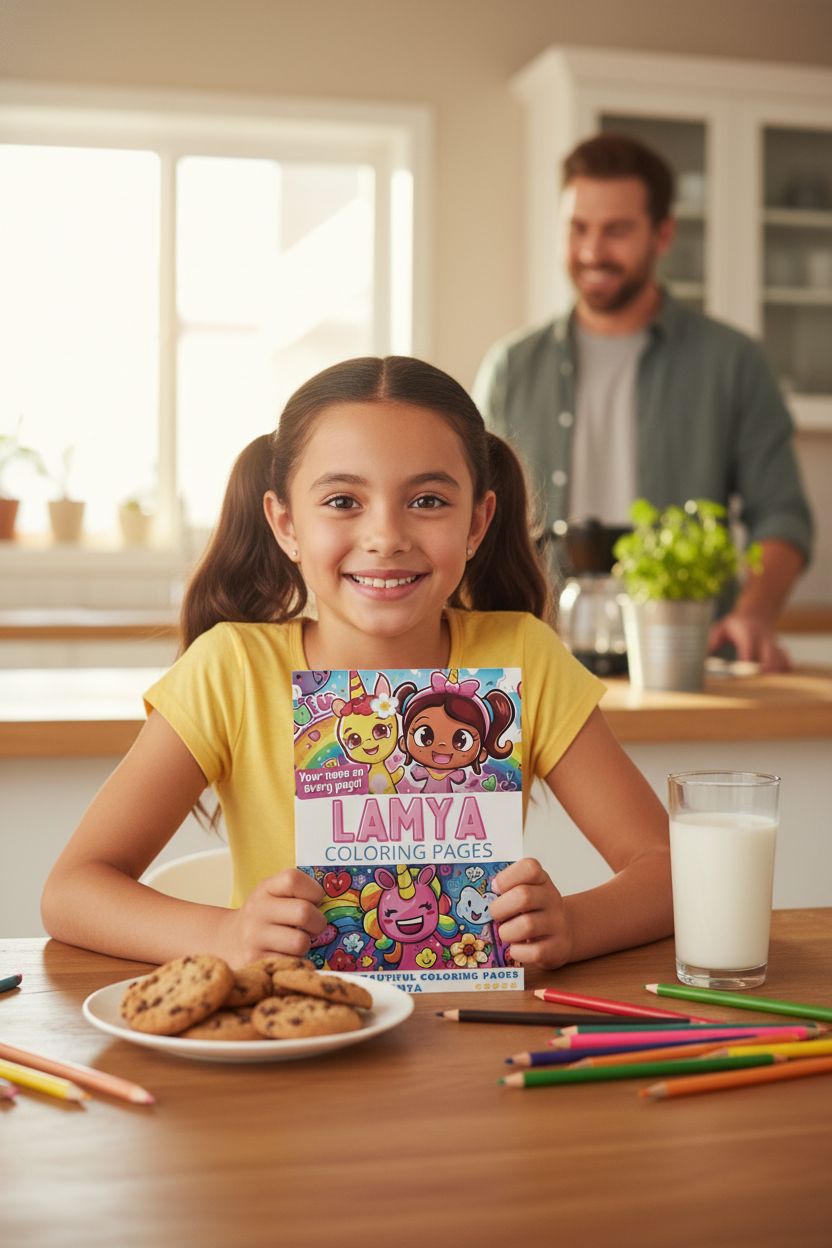 Lamya personal coloring pages