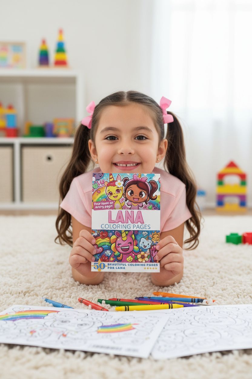 Lana personal coloring pages