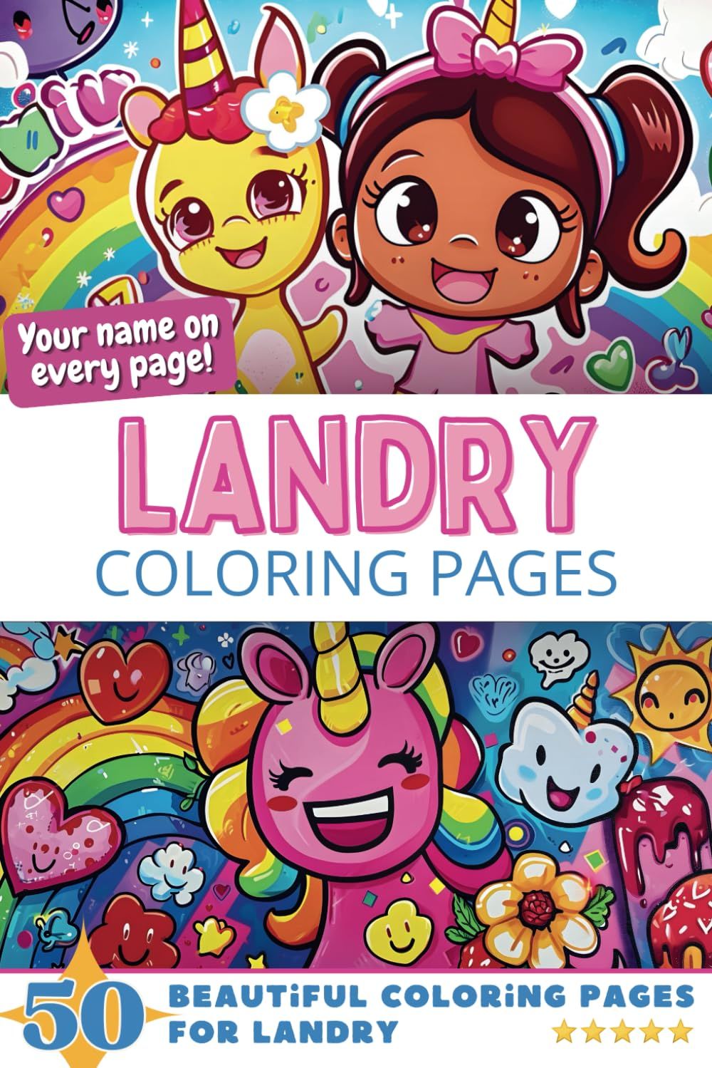 Landry Coloring Book Cover