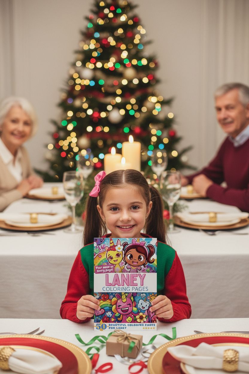 Laney Christmas coloring pages gift