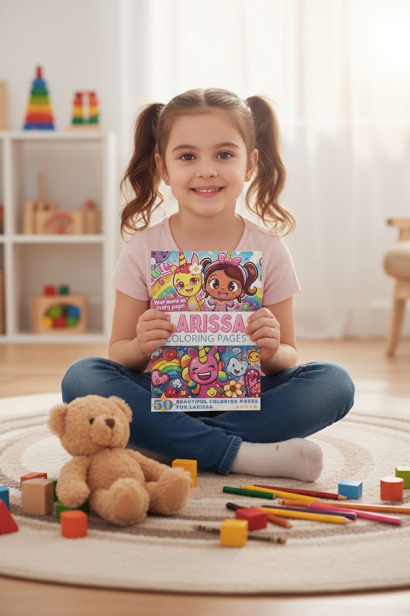 Larissa personal coloring pages