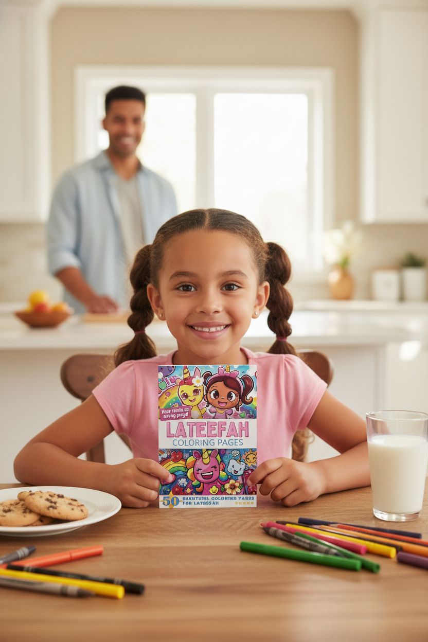 Lateefah personal coloring pages