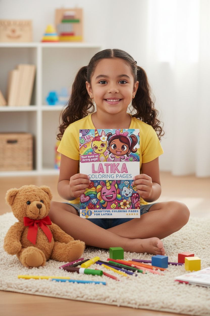 Latika personal coloring pages