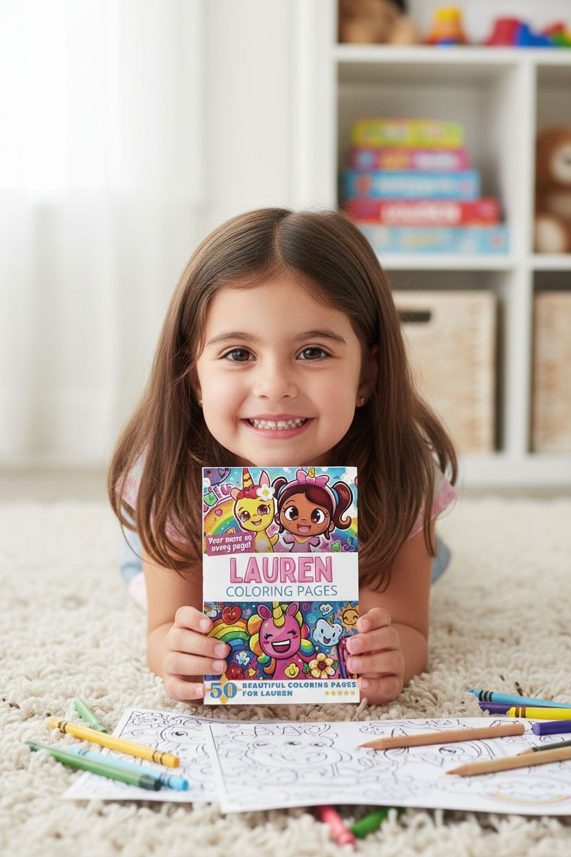 Lauren personal coloring pages