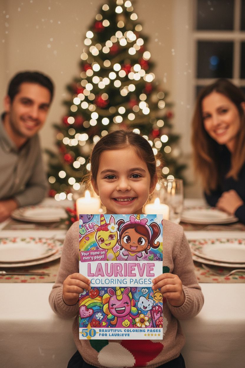 Laurieve Christmas coloring pages gift