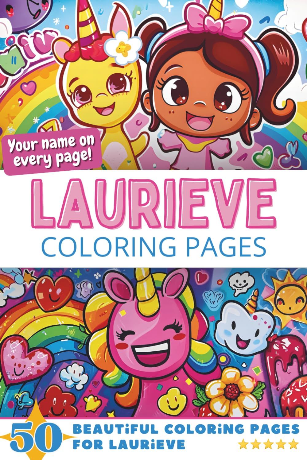 Laurieve Coloring Book Cover