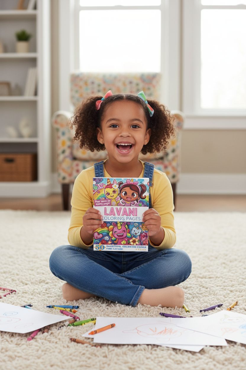 Lavani personal coloring pages