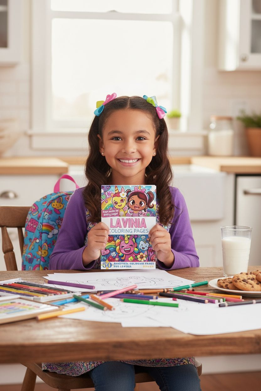 Lavinia personal coloring pages