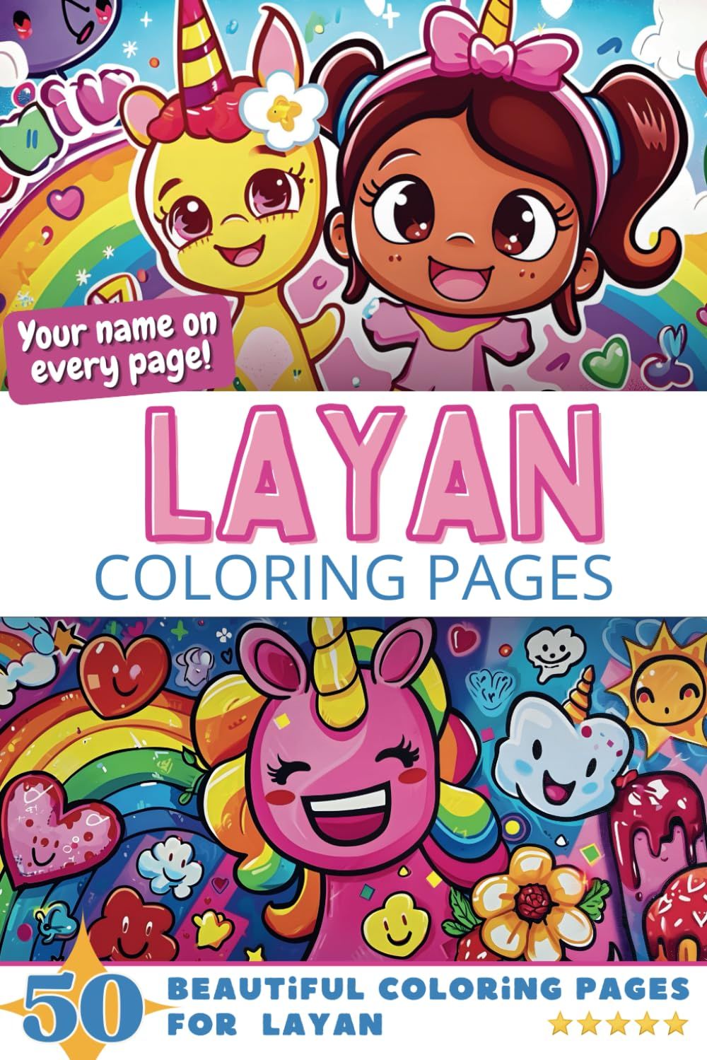 Layan Coloring Book Cover