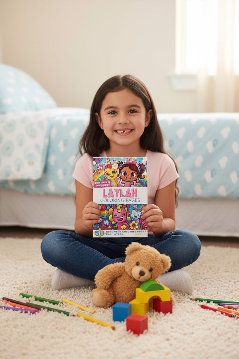 Laylah personal coloring pages