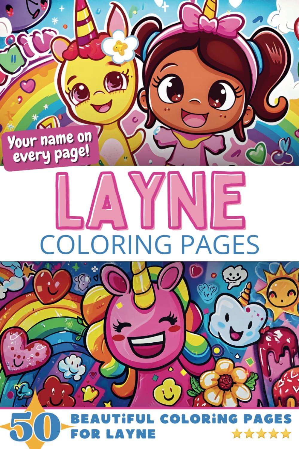 Layne Coloring Book Cover