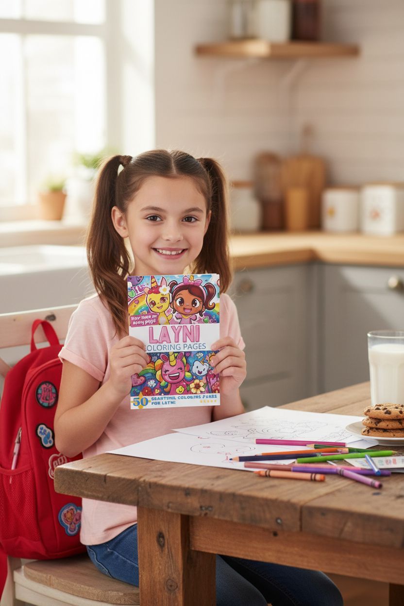 Layni personal coloring pages