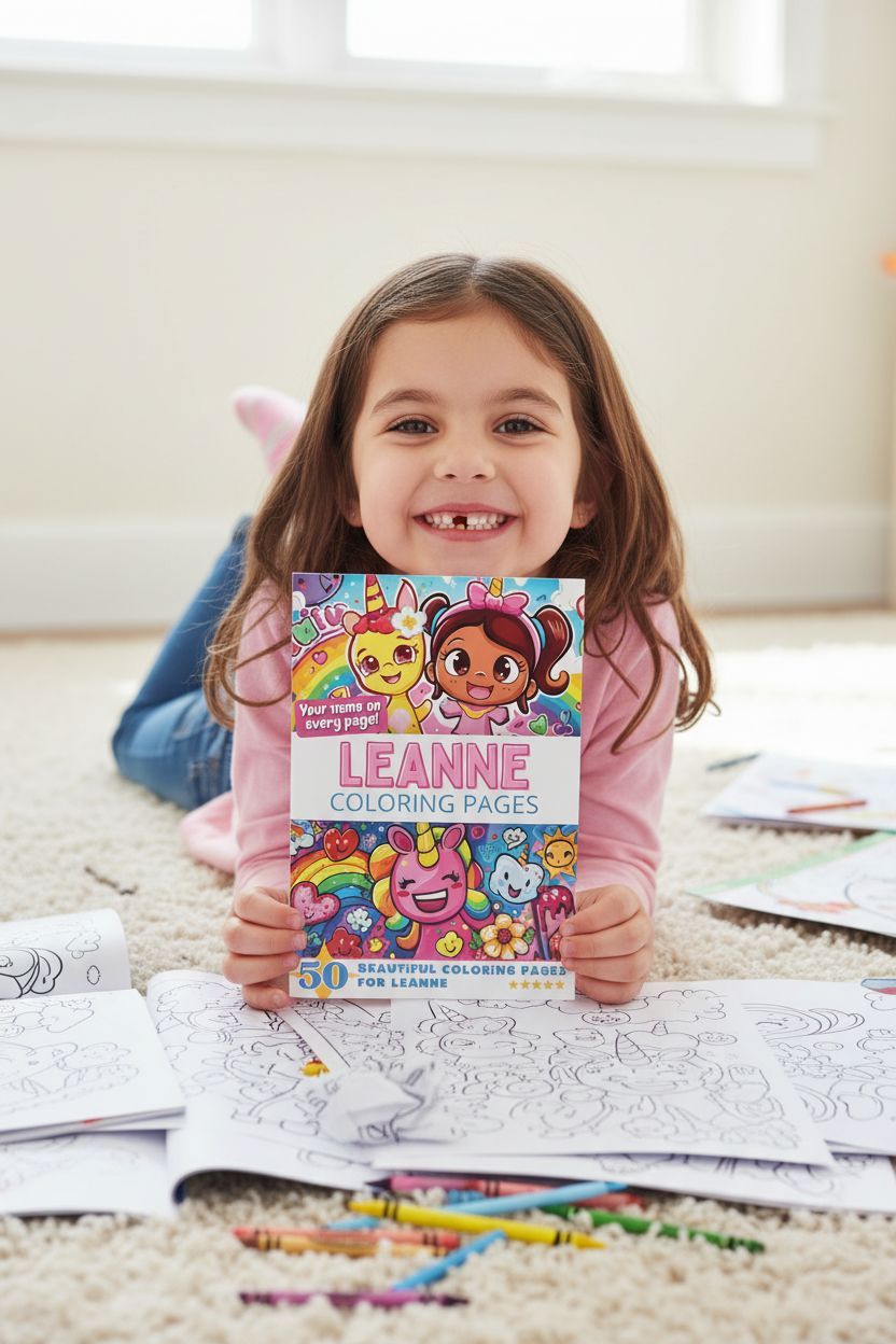 Leanne personal coloring pages