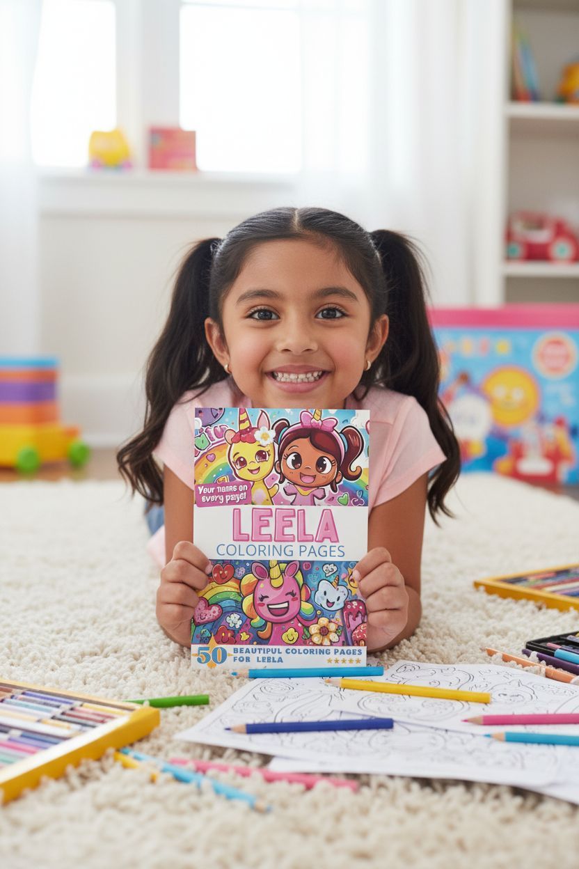 Leela personal coloring pages