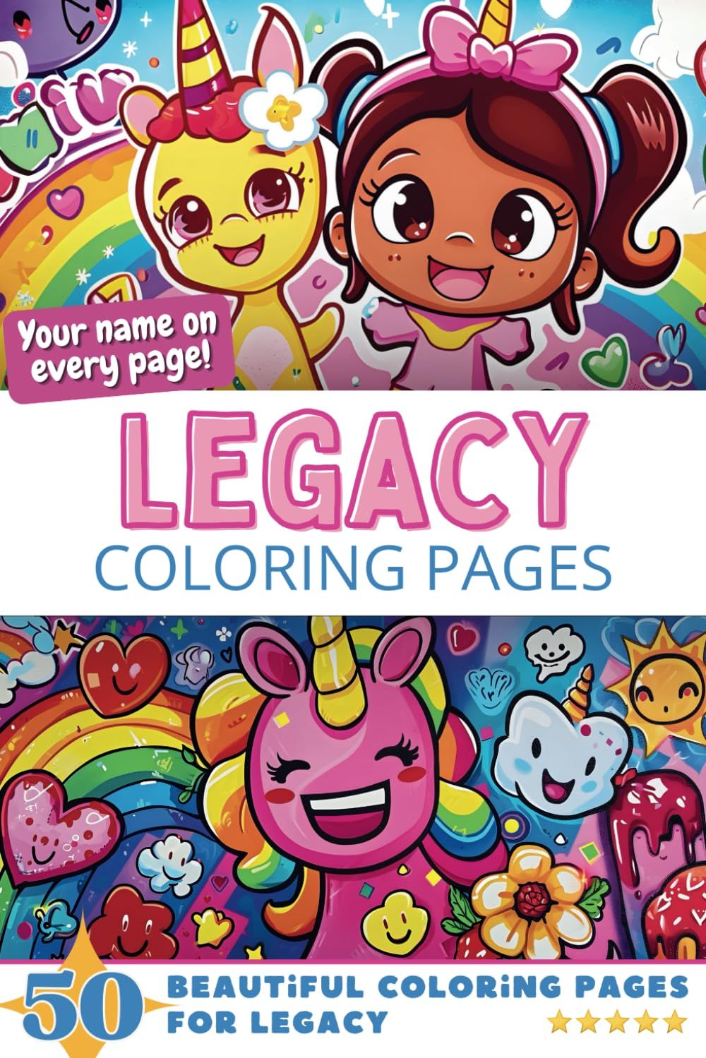 Legacy Coloring Book Cover