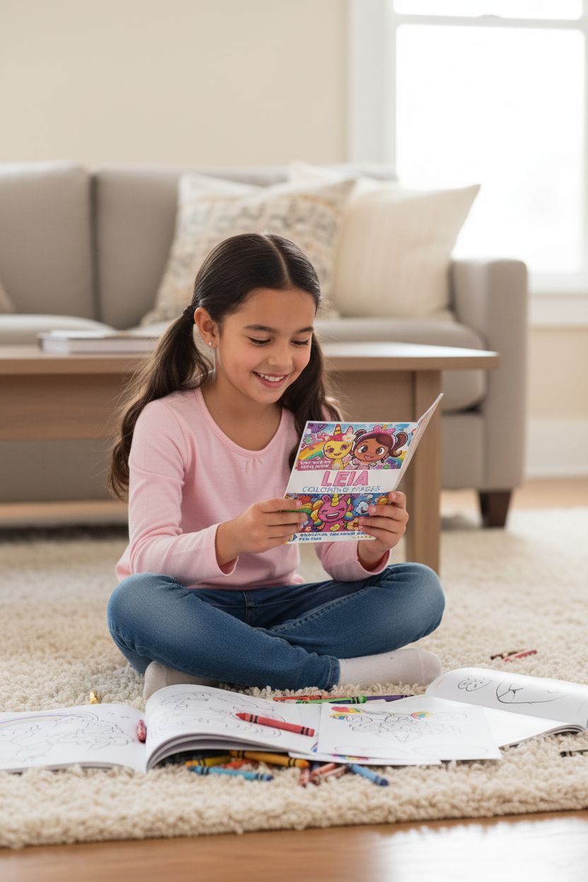 Leia personal coloring pages