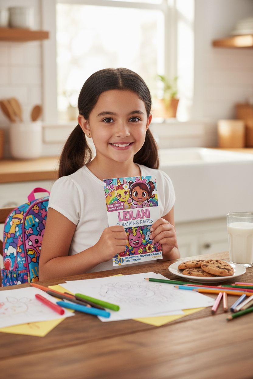 Leilani personal coloring pages