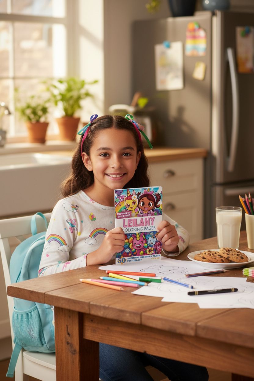 Leilany personal coloring pages