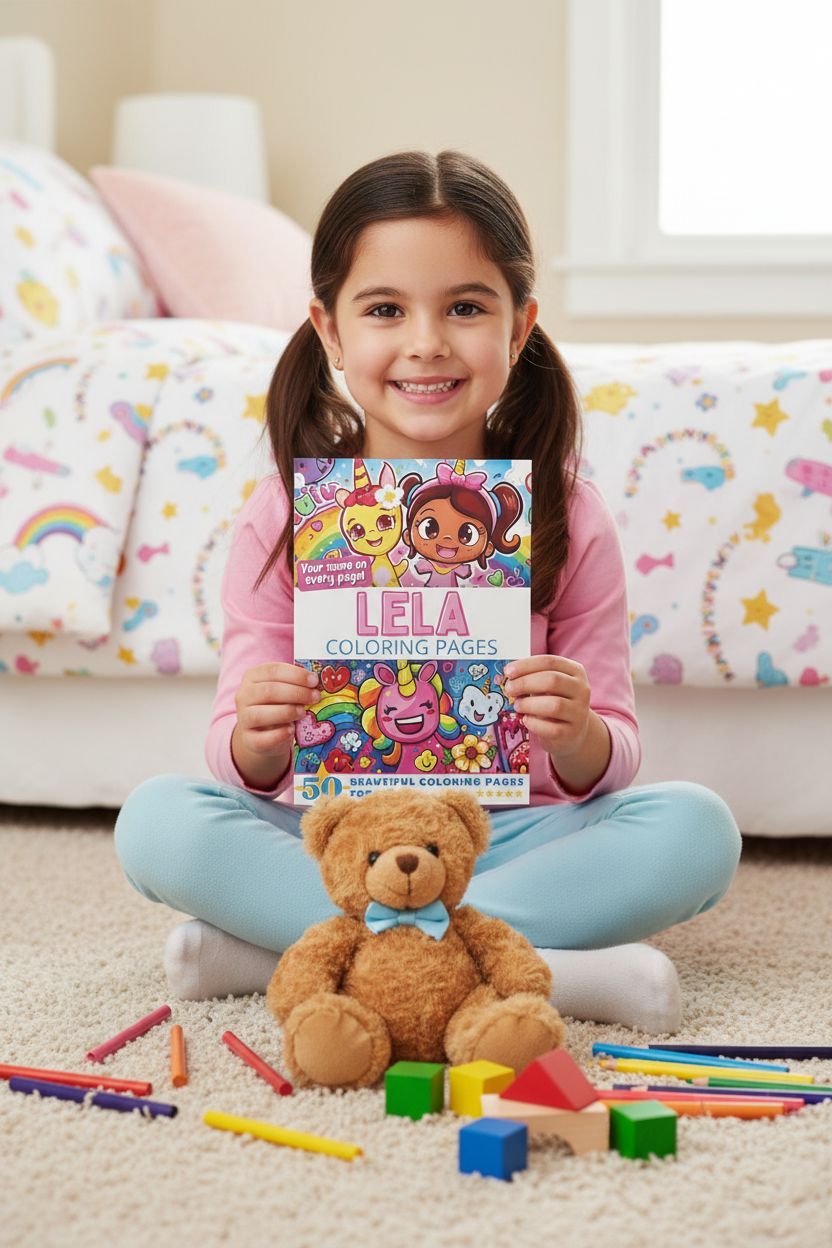 Lela personal coloring pages