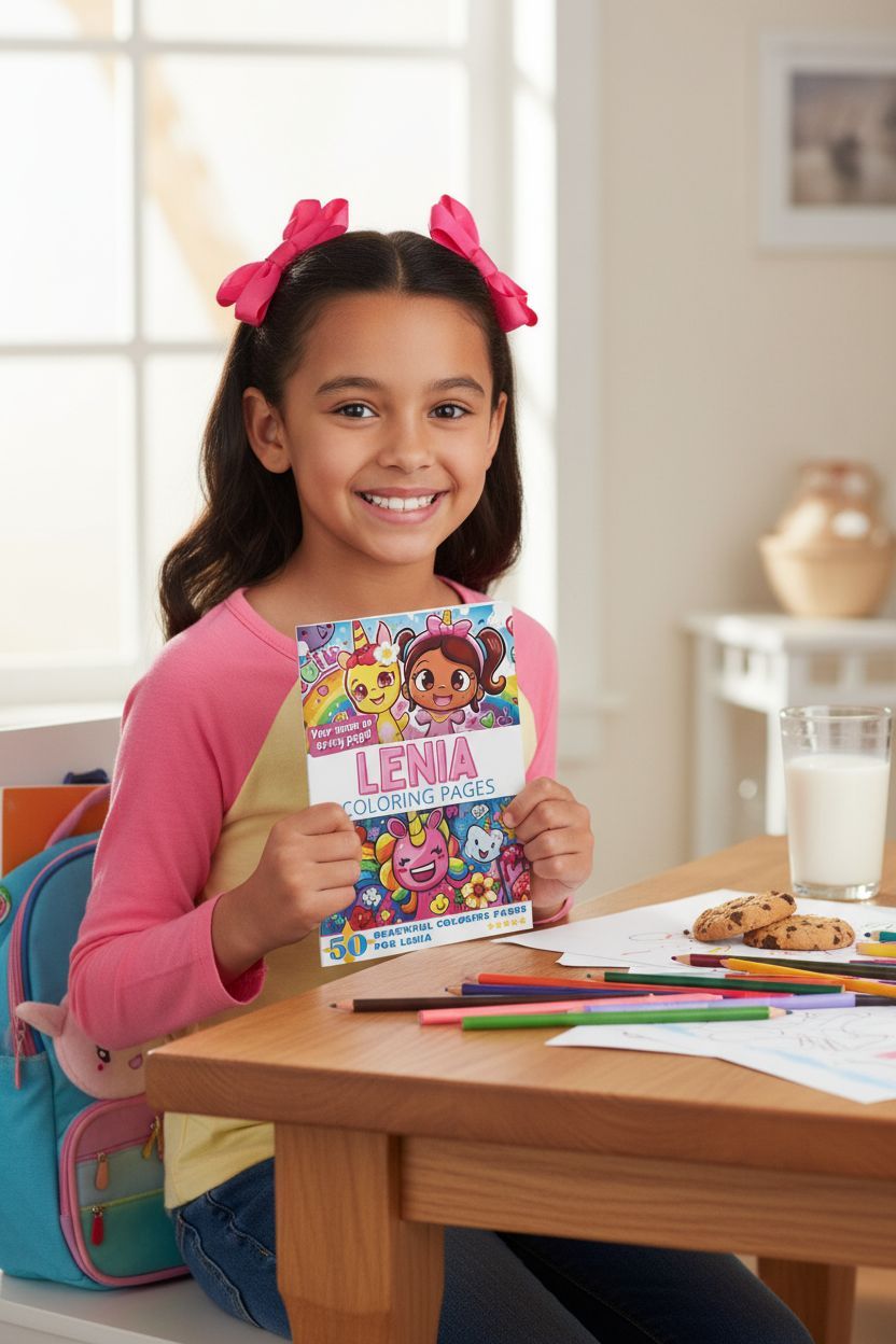 Lenia personal coloring pages