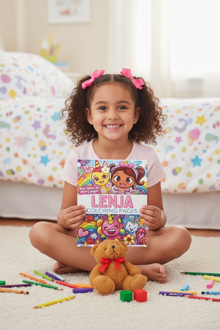 Lenja personal coloring pages