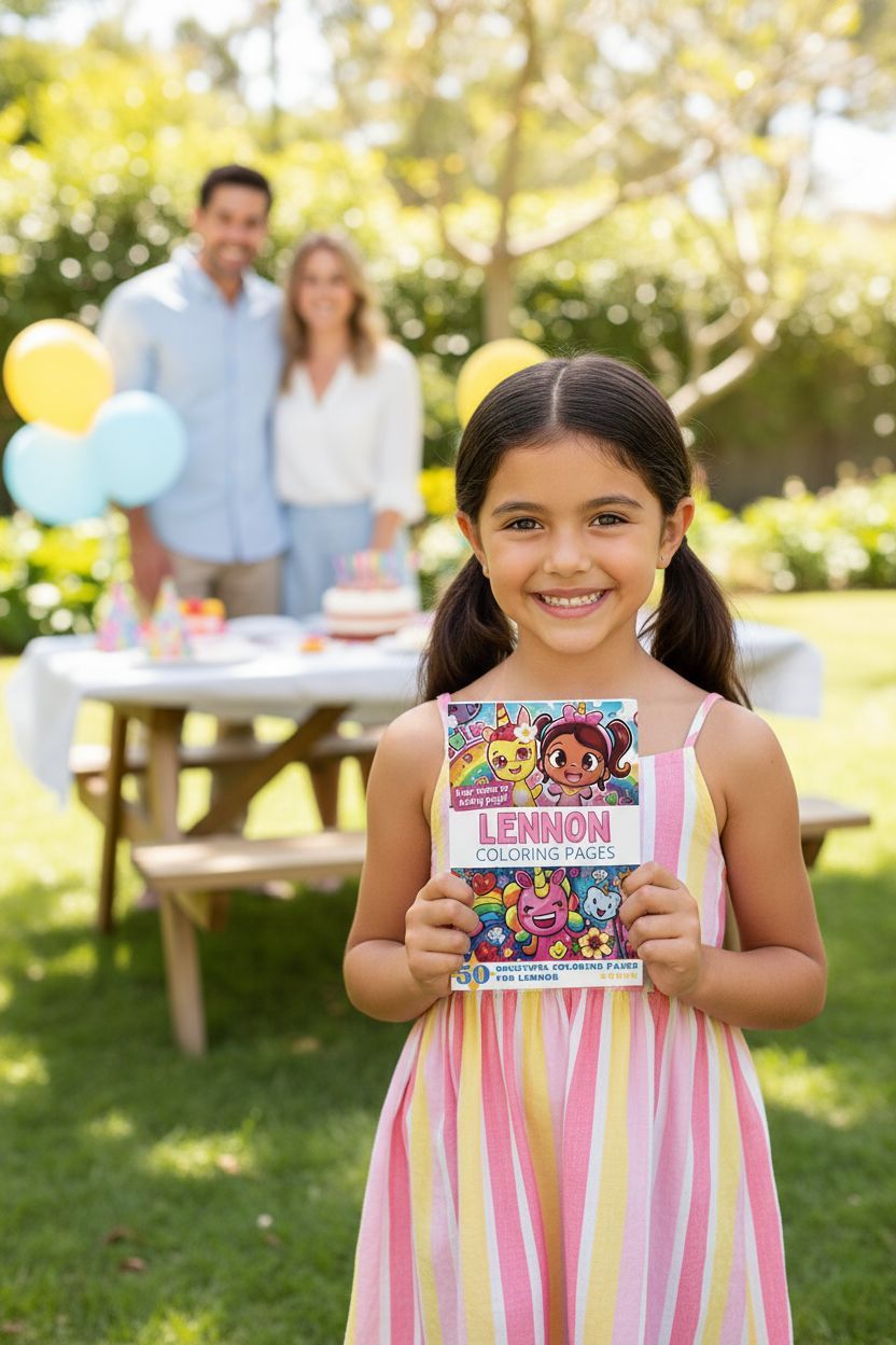 Lennon coloring book in use