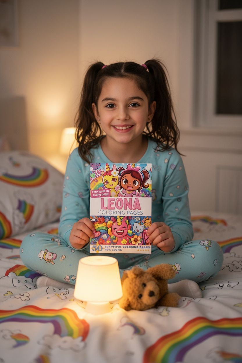 Leona personal coloring pages